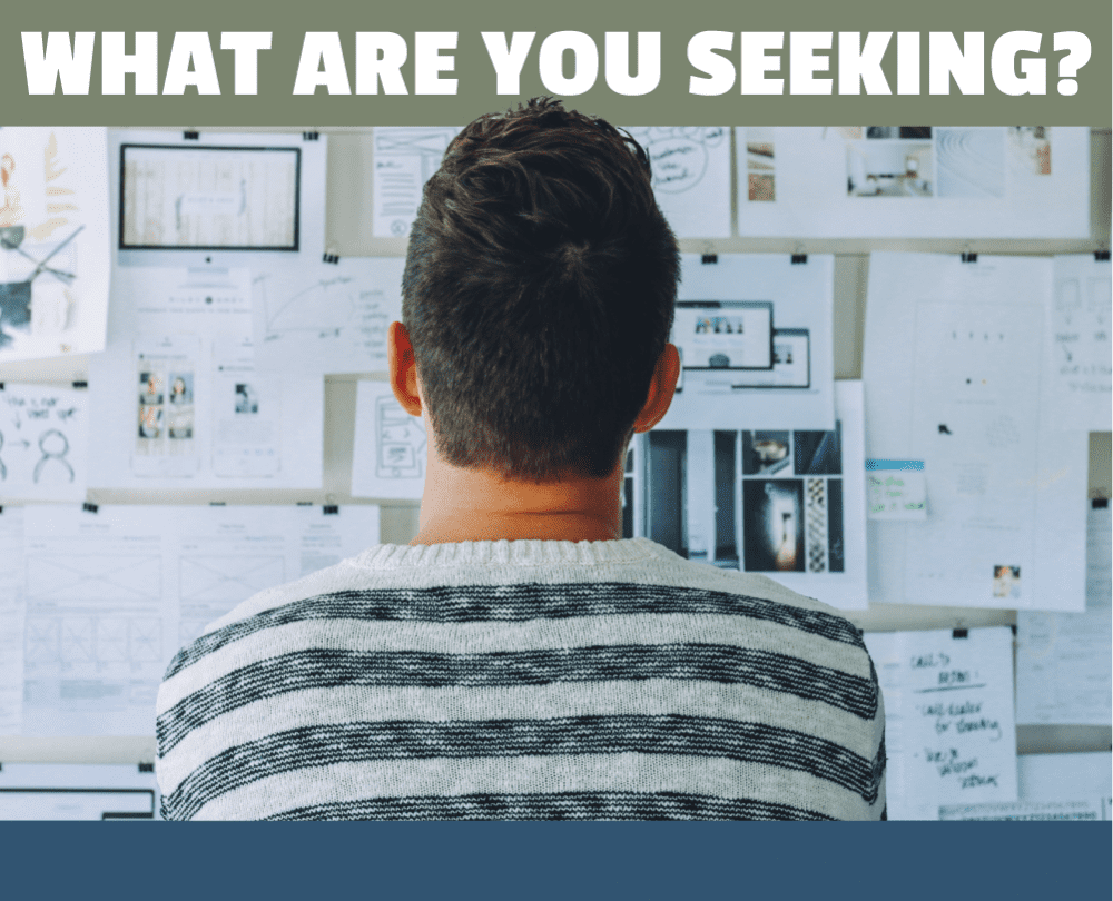 What Are You Seeking?